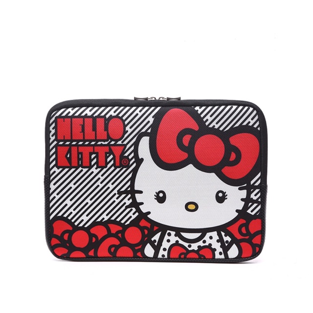 Tas Sarung Laptop Sleeve Softcase Strip Hello Kitty  Neoprene 14 inch