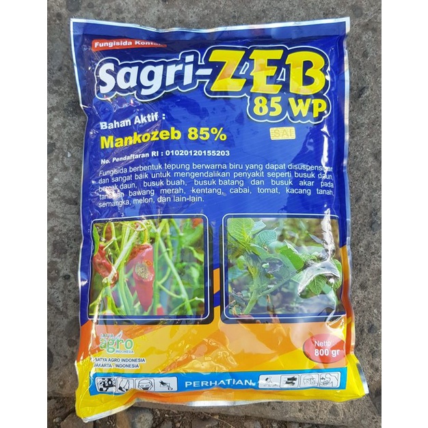 Fungisida Sagri Zeb 85WP/ba.Mankozeb85%