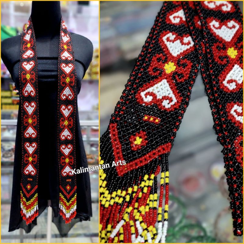 Syal Manik Dayak / Syal Kalimantan-T