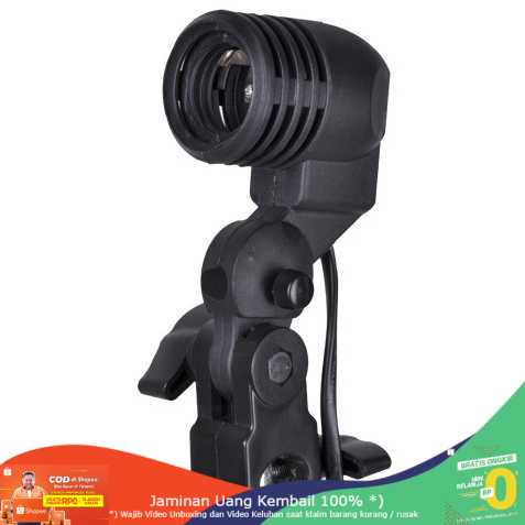 (BISA COD) RVOSTR  Lamp Holder Lampu Foto Single Socket E27 Dudukan Payung - HQ-DZ001