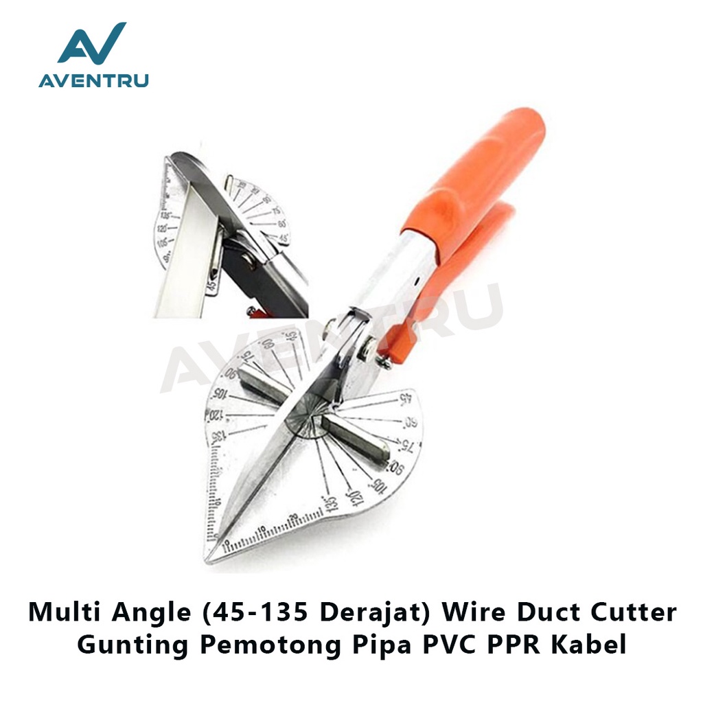 Gunting Tang Pemotong Pipa PVC PPR Kabel Pipe Duct Cutter Multi Angle