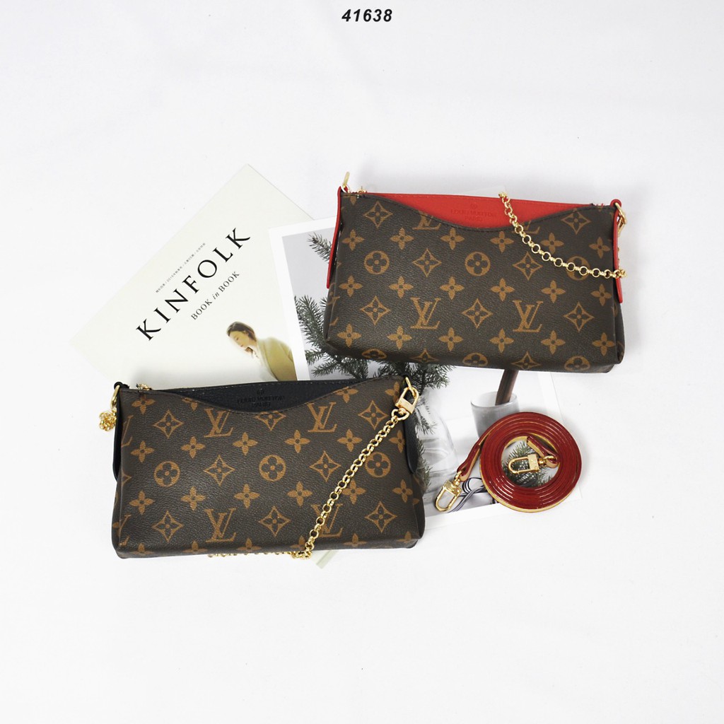 TAS SELEMPANG LV  TAS LV PALLAS MINI 41638  TAS IMPORT WANITA  TAS SIMPLE JALAN-JALAN  TAS CANTIK