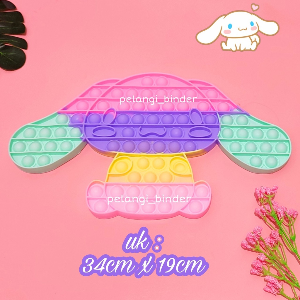 Pop it jumbo ice cream/ kupu-kupu/dinosaurus-Kelinci