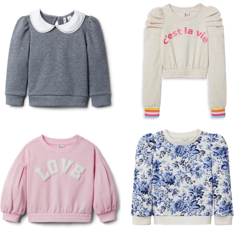 Sweatshirt anak perempuan Janie & Jack