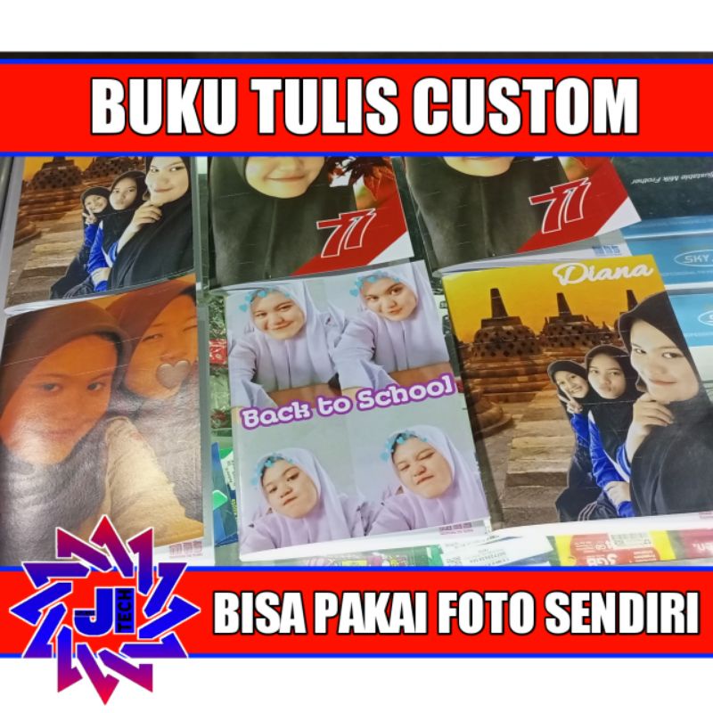 

Buku tulis - Buku tulis Custom - Buku Custom - Buku tulis Foto sendiri - Buku tulis Pakai foto sendiri