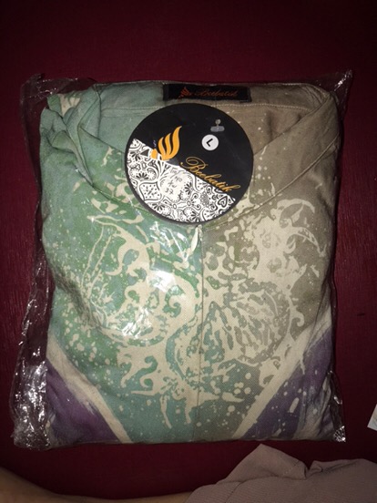 Tw37 Gamis Batik Twill Premium Motif Abstark