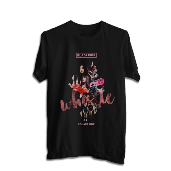 Kaos Distro Sablon Digital Pria Girl band Blackpink Square one