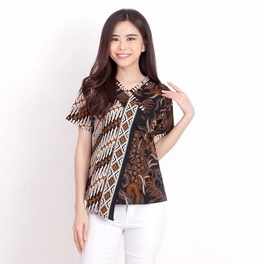 Batik wanita - Atasan blouse batik wanita fashion 634