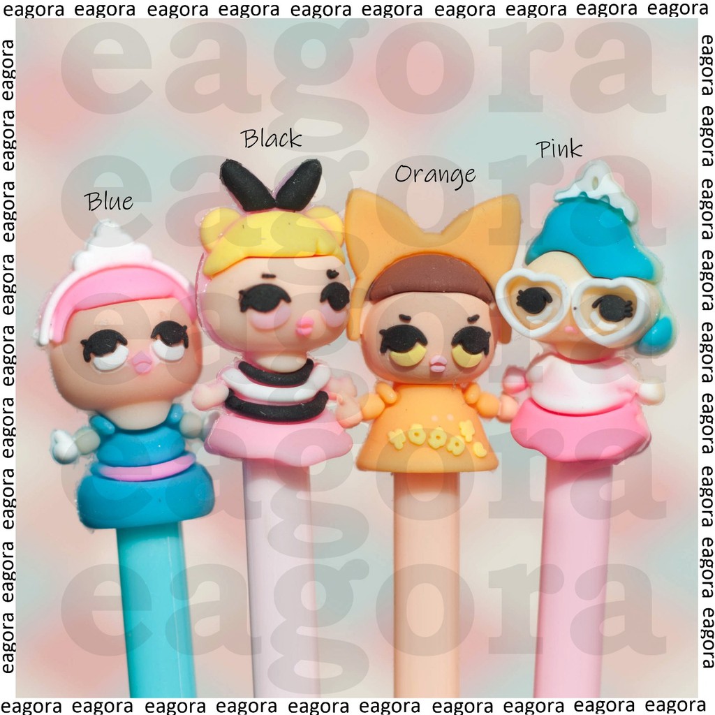 

Pulpen Gel LOL Boneka 3D Pena Lucu Bolpen Unik
