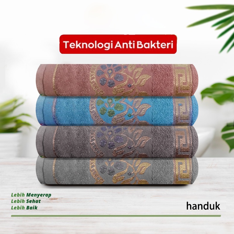 handuk mandi warna polos Ukuran 70x140cm /handuk dewasa besar (H101)