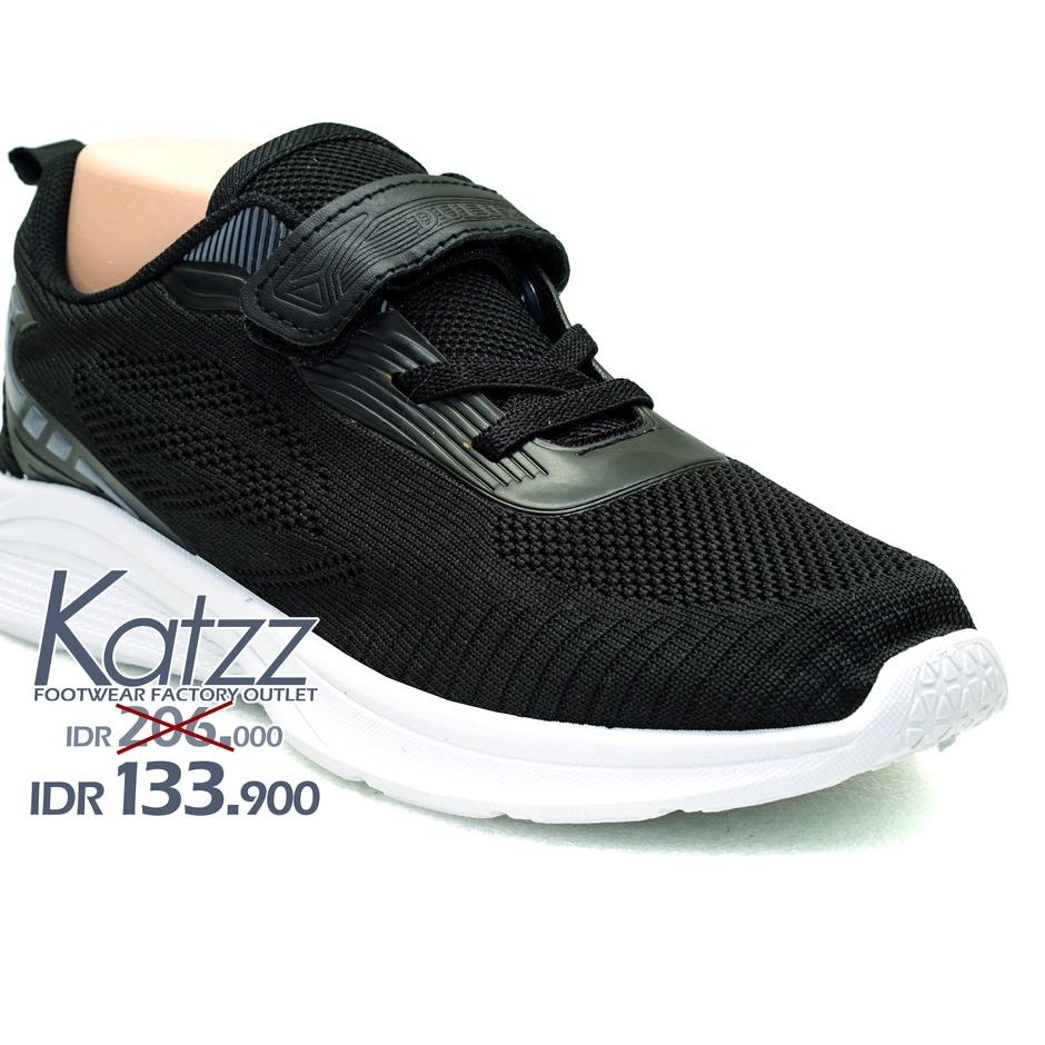 Terupdate Katzz - Sepatu Anak Sekolah VELCRO SD TK SMP HITAM PUTIH UK 28-39 ORIGINAL Sepatu Anak cowok cewek BAHAN LEBUT SOLE TEBAL DENGAN SOFT FOAM INSOLE untuk kenyamanan anak sekolah. VELCRO STUDENT SHOES. SEPATU MURID SEKOLAH [SWALLOW X KATZZ SCH 01 B