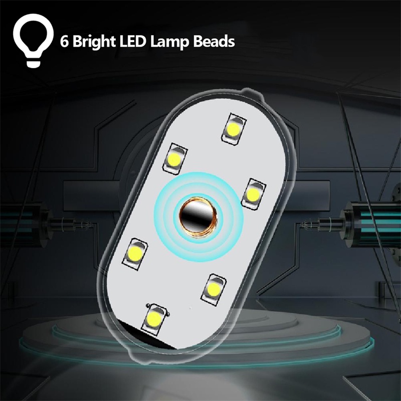 Tk 1pc Lampu Baca Led Charge Usb 5v Untuk Interior Atap Mobil