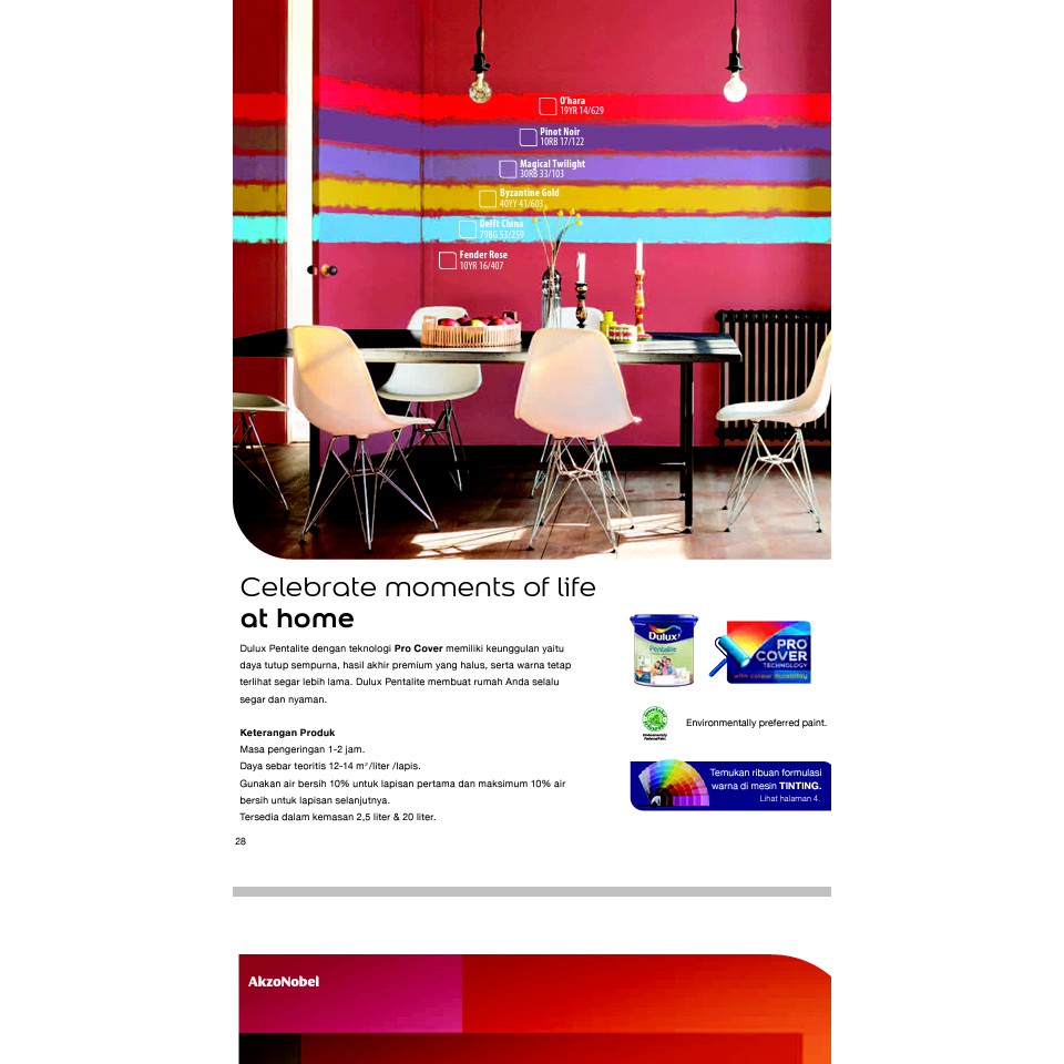 Cat interior Dulux Pentalite Murah