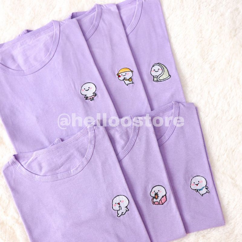 KAOS KATUN WANITA - BORDIR PENTOL