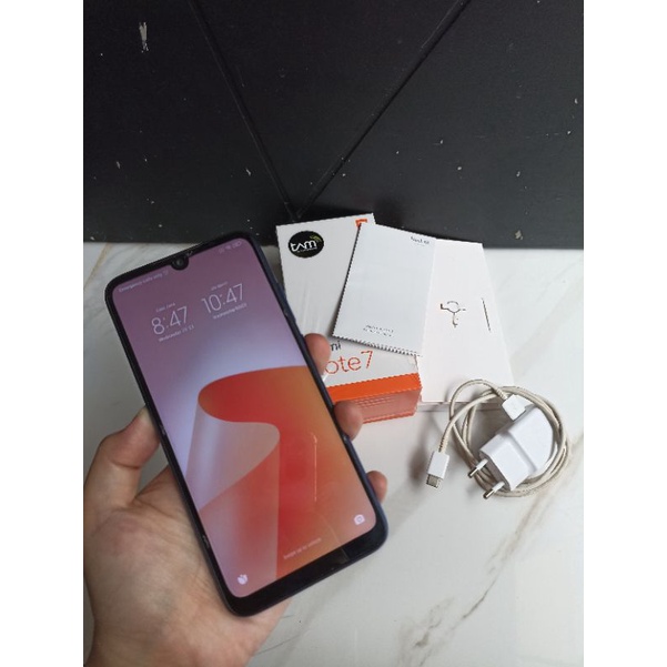 preloved Xiaomi Redmi note 7 Pro 4/64 second bekas like new