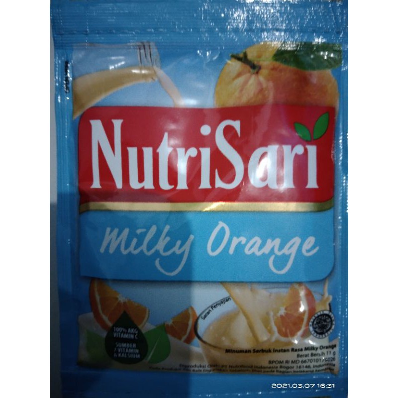 

NutriSari Milky Orange 11 g