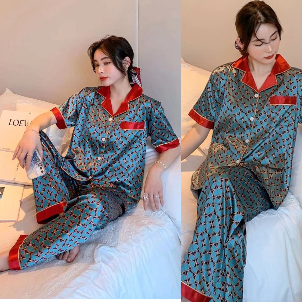 PIYAMA BAJU TIDUR SATIN PP CP IMPORT WANITA MURAH KEKINIAN