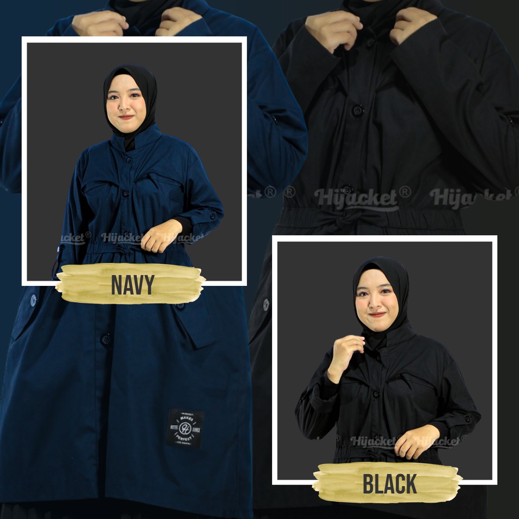 🆕 Hijacket® Valeria Jaket Baby Canvas Wanita 100% Original + Gratis Totebag-3