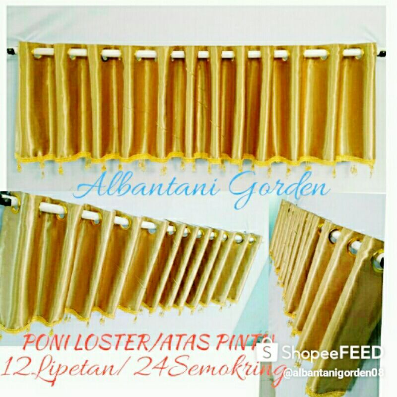 GORDEN BLACKOUT GORDEN PINTU KORDEN JENDELA PONI LOSTER PONI ATAS PINTU MINIMALIS POLOS