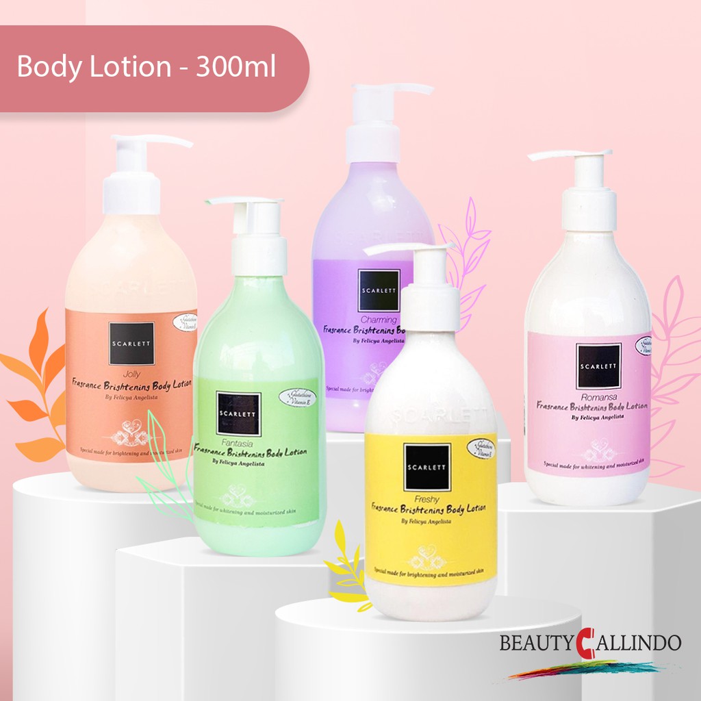 Scarlett Whitening Body Lotion - Lotion Pencerah dan Pelembab Kulit