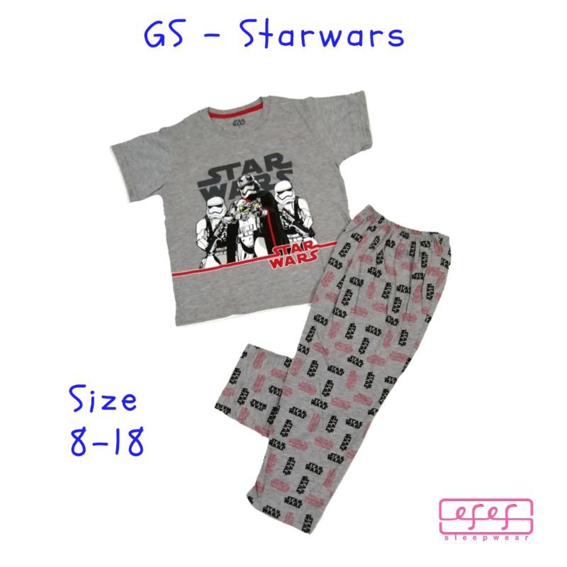 Setelan baju santai anak laki-laki Starwars