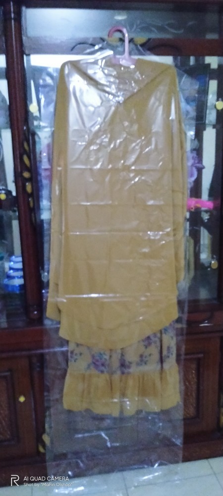 Plastik Laundry Gantung Uk.60x185 - Cover Packing Pembungkus Gaun Dress Gamis Panjang