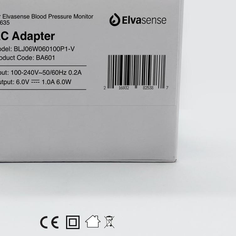 ❂ AC Adapter Tensimeter Elvasense BP635 ←