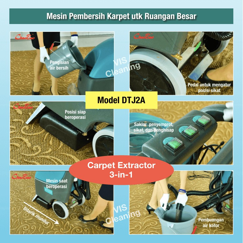 Carpet Extractor 3-in-1 DTJ2A