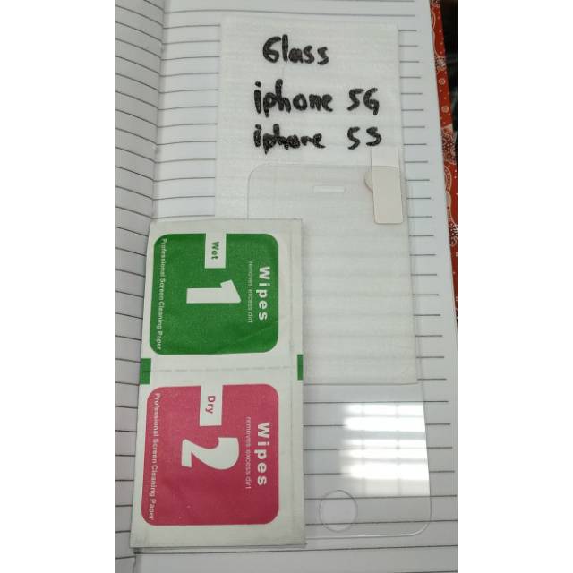 Tempered gorila glass kaca iphone 5 5g 5s murah meriah