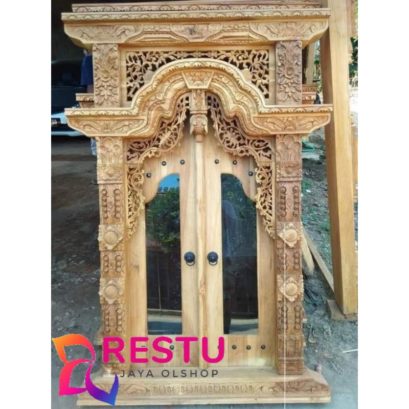 jendela gebyok ukiran jati jepara