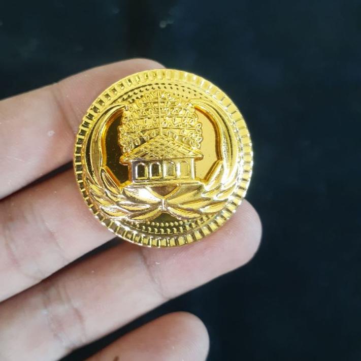 5.5 HARGA GROSIR/5.5 COD/5.5 FLASH SALE/「Stok terbaru」/[Terlaris Today] PIN KORPRI TUMPUK BULAT GERI