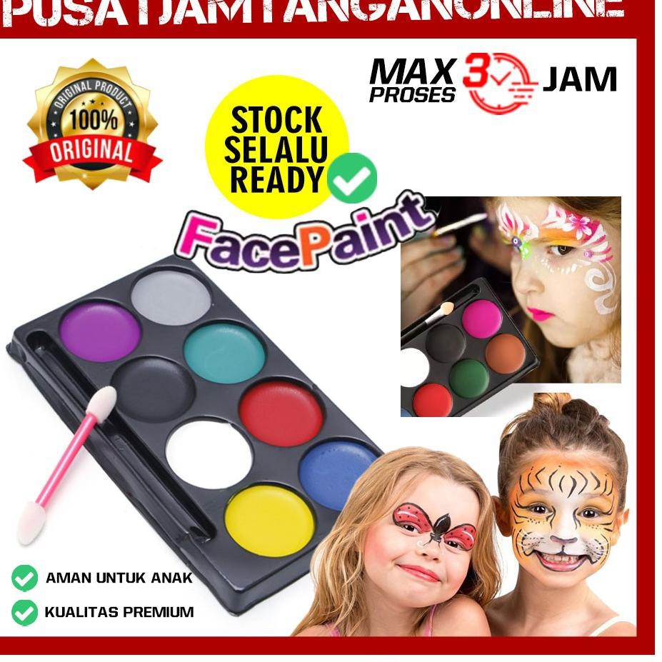 Terbaru.. READY CAT MUKA FACE PAINT ANAK CAT BODY PAINTING ANAK LUCU FACE PAINTING KIT TERMURAH READ