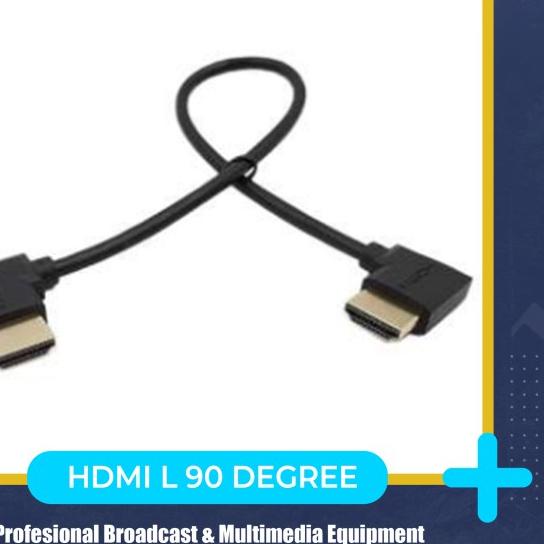 ❄ HDMI Cable L 90 Degree ( 15 &amp; 30 cm) - 30 CM ◙