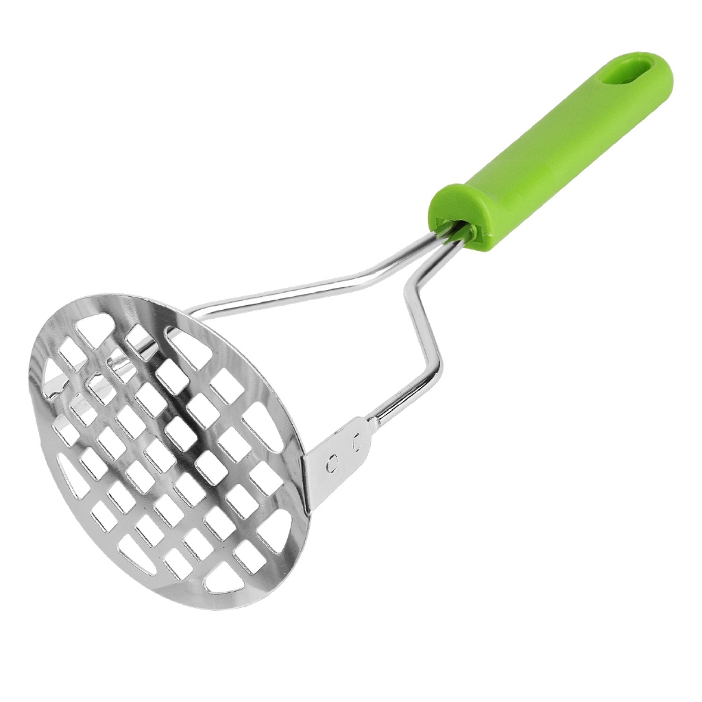 Potato Masher Stainless Steel/Hand Held Fruit Masher Ricer/Alat Pembuat Suplemen Makanan Bayi/Press Crusher/Pressure Ricer Aksesoris Dapur/Masher Ricer Puree Juice