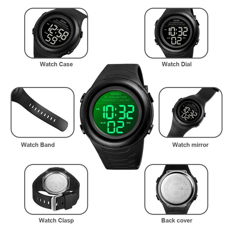 SKMEI 1675 Jam Tangan Pria Digital Anti Air WATCHKITE WKOS