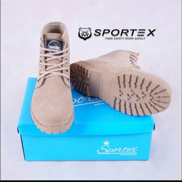 Sepatu Safety WANITA ujung besi type DM SUEDE by sportex