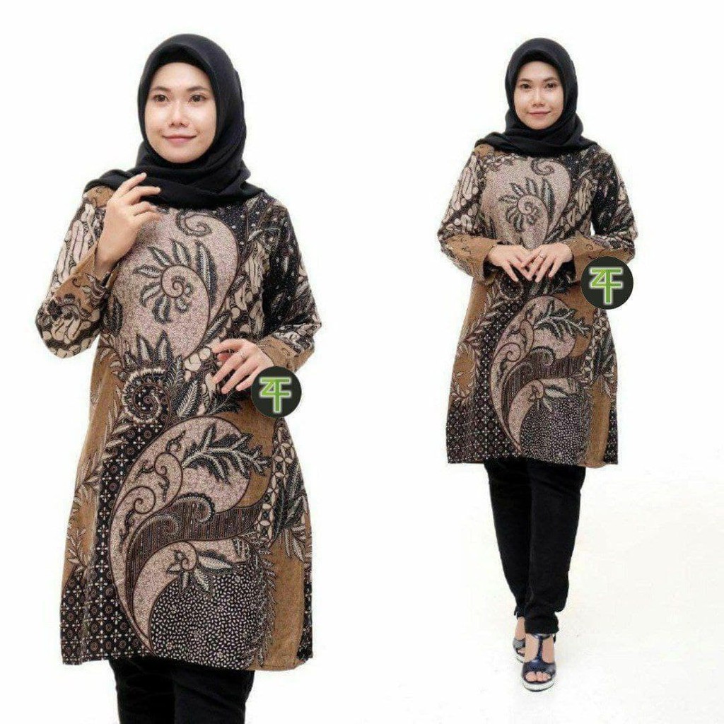 1KG MUAT 5PCS - ABASTORE - TUNIK BATIK BAJU FORMAL SERAGAM KULIAH KERJA KANTORAN