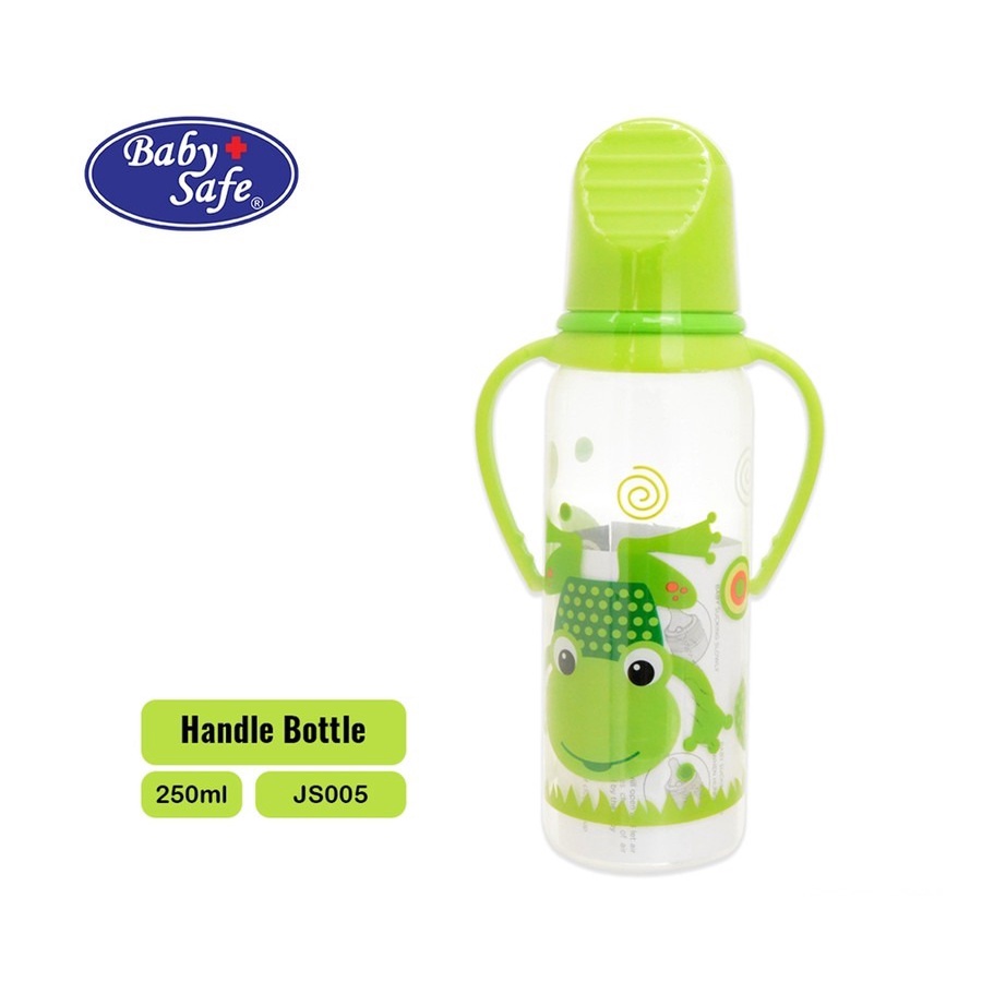 Baby Safe Bottle Karakter With Handle 250ml JSO05