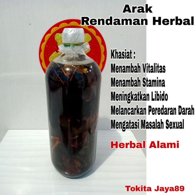 Arak Rendaman Ramuan Vitalitas Untuk Stamina Pria Siap Minum - Pek Ciu - Jok Ciu - Arak Obat - Arak 