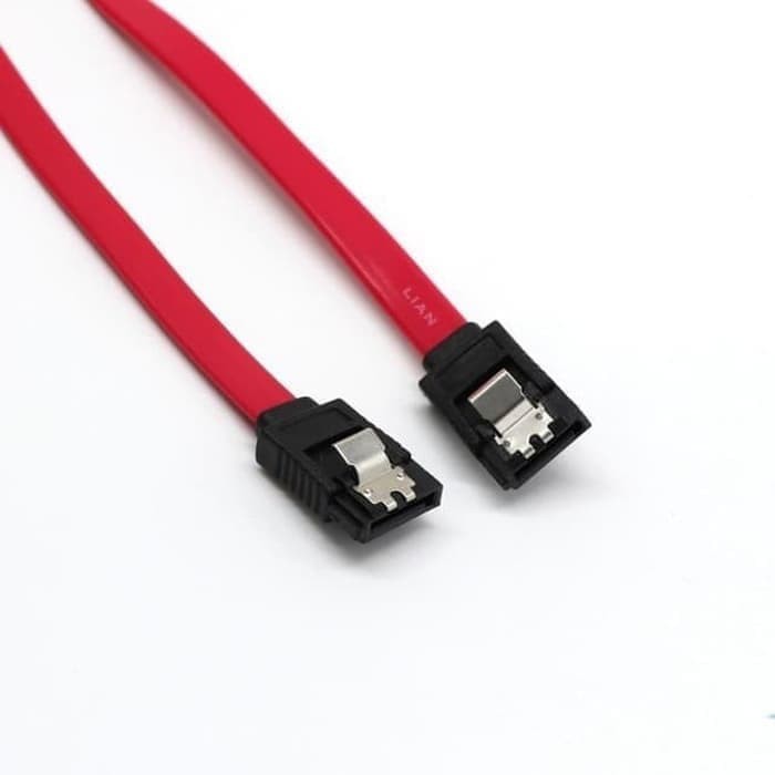 Kabel Data SATA - SATA Cable HDD-SSD-DVD ROM Merah