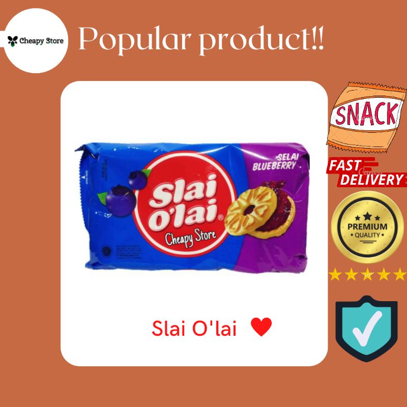 

Biskuit Slai olai 240gr