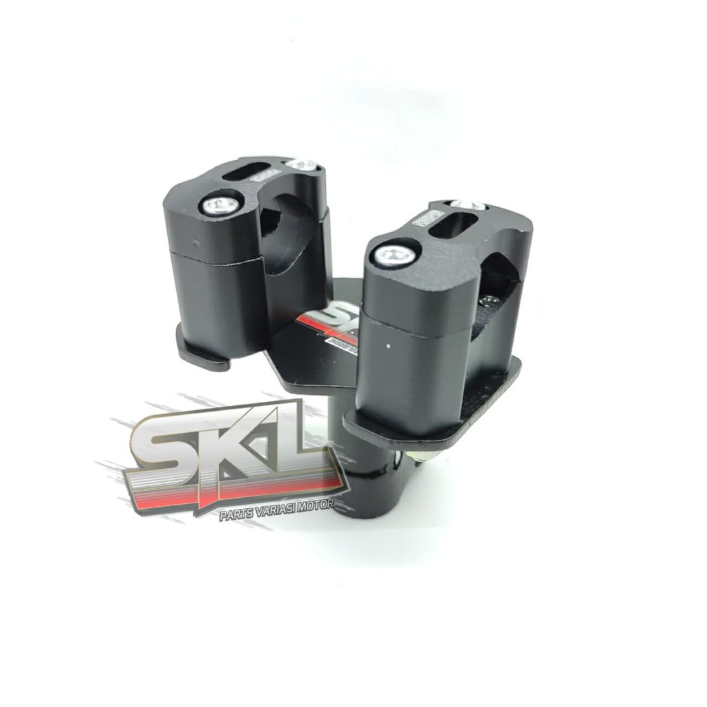 Adaptor Stang Cnc Dudukan Stang Matic Bebek Universal Honda Yamaha Dan Suzuki Stang Trondol Cnc