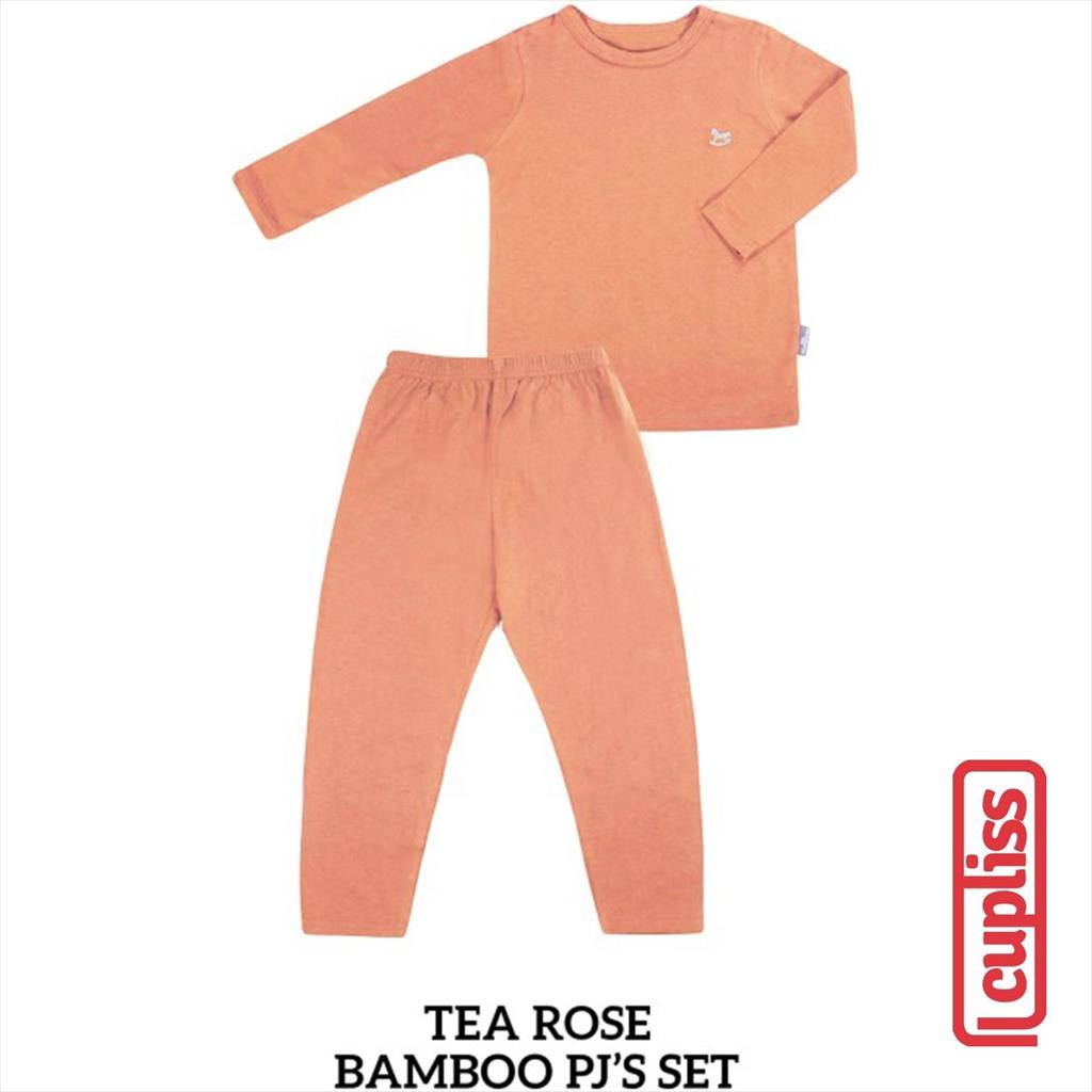 Tea Rose Little Palmerhaus Bamboo PJS Piyama Anak