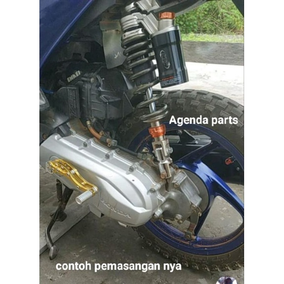 PENINGGI SHOCK BELAKANG MATIC+BAUT MODEL U PANTENG-PNP XTRIDE OLD/BISA JUGA UNTUK SHOCK VARIASI YG GAK ADA TABUNG BAWAH NYA