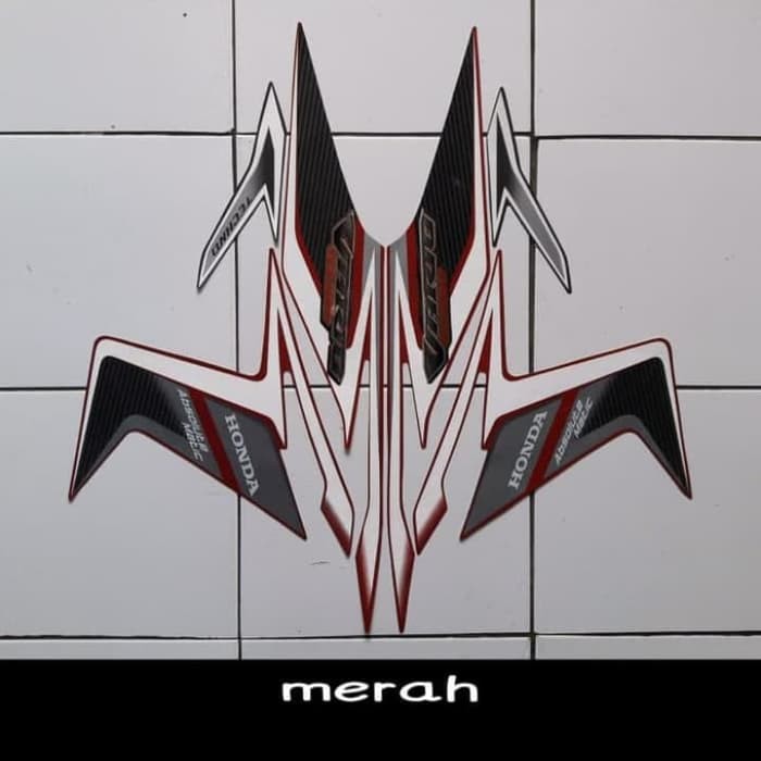 striping vario techno 110 2011 merah