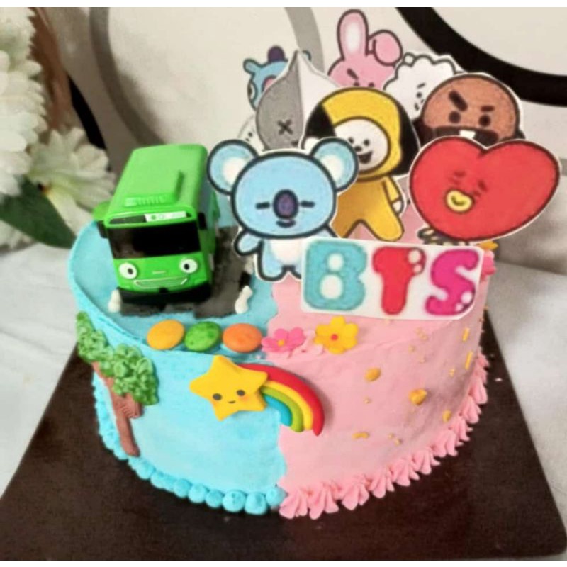 

Free ongkir es krim tart spesial duo karakter anak cewek cowok