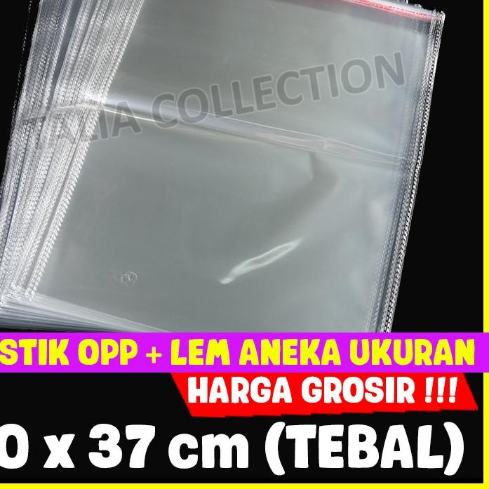 

Terbaik! Plastik OPP Lem 30x37 TEBAL Plastik Baju OPP Lem aneka ukuran ..