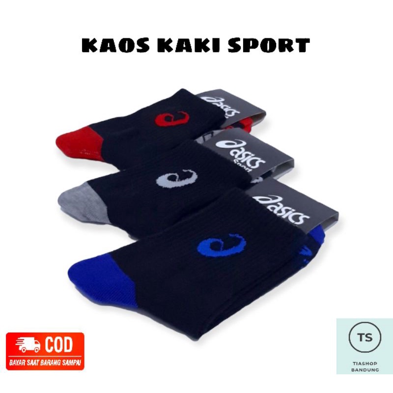 Kaos Kaki Sport A6 Panjang || Kaos Kaki Pria dan Wanita || Kaos Kaki Olahraga Kekinian