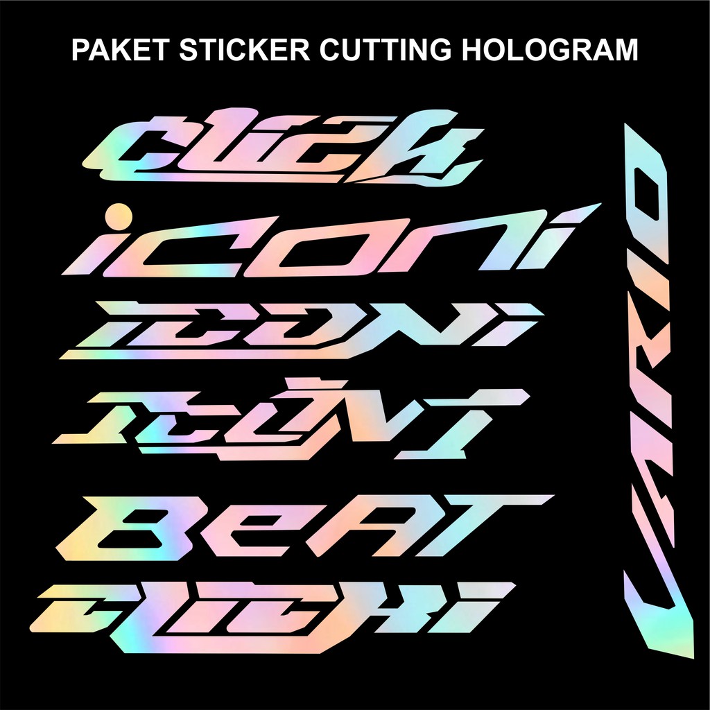 STICKER HOLOGRAM CUTTING VARIO BEAT