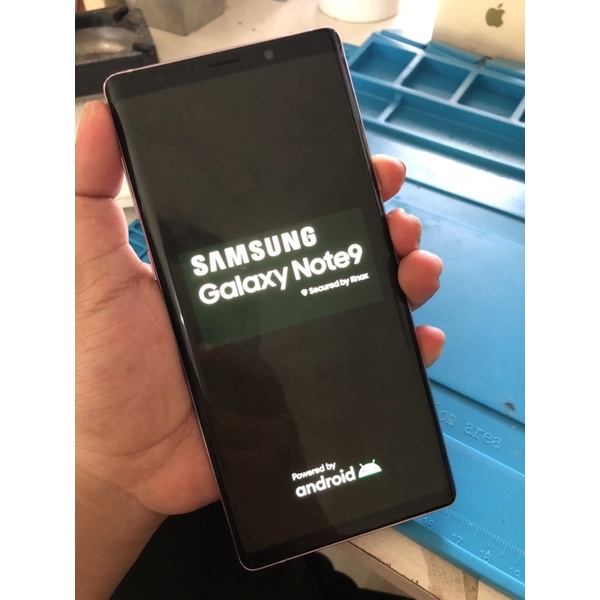 LCD original samsung Note 9 minus green screen